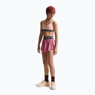 Pantaloni scurți pentru copii Nike Pro Dri-Fit 2in1 peony/black/white