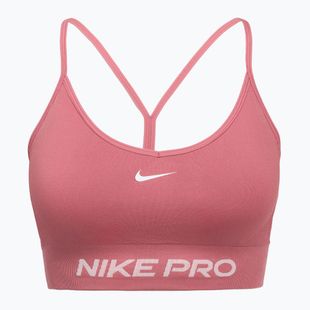 Sutien de antrenament Nike Pro Seamless Light Support peony/white