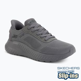 Încălțăminte pentru bărbați SKECHERS Bobs Squad Chaos Solid Step gray