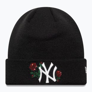 Căciulă de iarnă damă New Era Sequin Rose Beanie New York Yankees negru