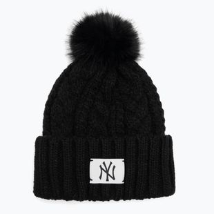 Căciulă de iarnă damă New Era Cable Wide New York Yankees negru