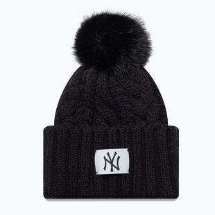 Căciulă de iarnă damă New Era Cable Wide New York Yankees negru