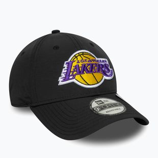 Șapcă cu cozoroc New Era Recycled 9Forty Lakers negru/culoarea oficială a echipei tea