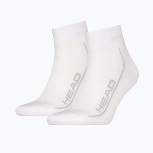 Șosete HEAD Tennis 2P Performance Quarter 2 perechi white