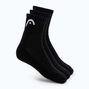Șosete HEAD Tennis 3P Club Short Crew 3 perechi black