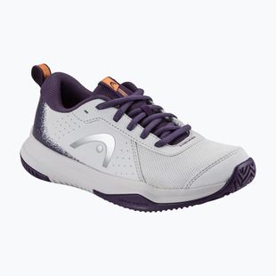 Încălțăminte de tenis pentru copii HEAD Sprint Court 4.0 light grey/purple