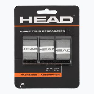 Învelișuri pentru rachete de tenis HEAD Prime Tour Perforated 3 buc. black