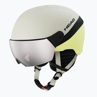 Cască de schi pentru copii HEAD Yuki Visor Jr lime swirl/silver/red