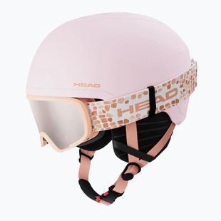Cască de schi pentru copii HEAD Yuki Set S2 Jr candy/red/peach