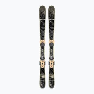 Schiuri de coborâre pentru copii + legături HEAD Kore Team SW + Attack LYT 11 GW black/beige