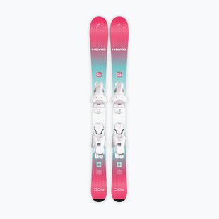 Schiuri de coborâre pentru copii + legături HEAD Joy Easy JRS + Jrs 4.5 GW CA mint/pink