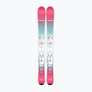 Schiuri de coborâre pentru copii + legături HEAD Joy Easy JRS + Jrs 7.5 GW CA mint/pink