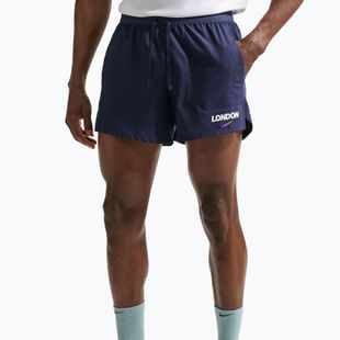 Pantaloni scurți de alergare pentru bărbați Nike Stride Dri-Fit Brief Lined 5" midnight navy