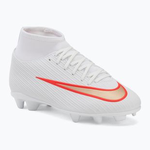 Încălțăminte de fotbal pentru copii Nike Jr. Mercurial Superfly 11 Club white/bright crimson/blur