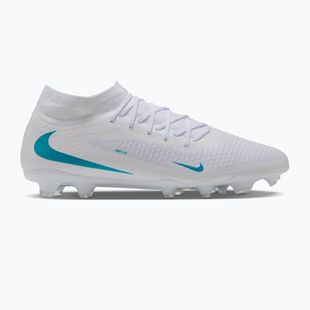 Încălțăminte de fotbal pentru bărbați Nike Phantom 6 High Academy FG/MG white/white/dusty cactus