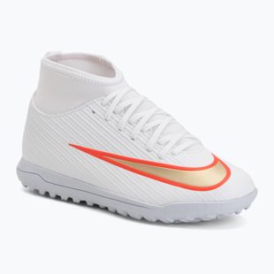 Încălțăminte de fotbal pentru copii Nike Jr. Mercurial Superfly 11 Club white/bright crimson/blur