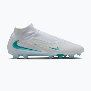 Încălțăminte de fotbal pentru bărbați Nike Phantom 6 High Elite FG white/white/dusty cactus