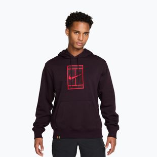 Bluză pentru bărbați Nike Court burgundy ash/bright crimson