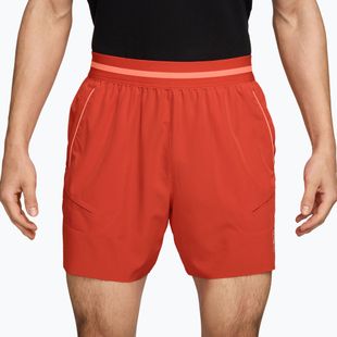 Pantaloni scurți de tenis pentru bărbați Nike Court Dri-Fit Advantage 6" picante red/atomic pink/atomic pink