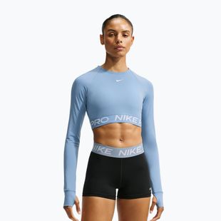 Longsleeve pentru femei Nike Pro work blue/white