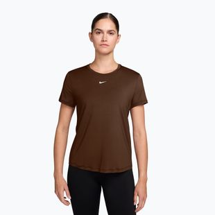Tricou pentru femei Nike One Classic Dri-Fit SS cacao wow/white