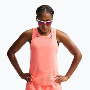 Tricou de alergare pentru femei Nike AeroSwift atomic pink/old royal