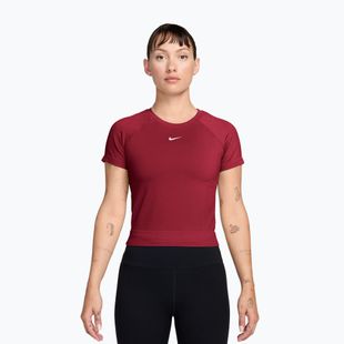 Tricou de antrenament pentru femei Nike Pro Seamless tough red/white