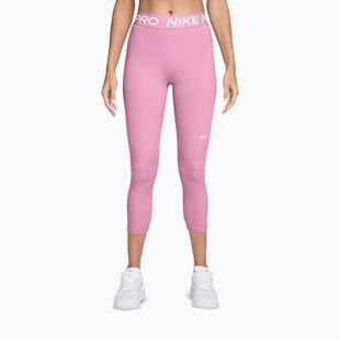 Colanți pentru femei Nike Pro pink rise/white