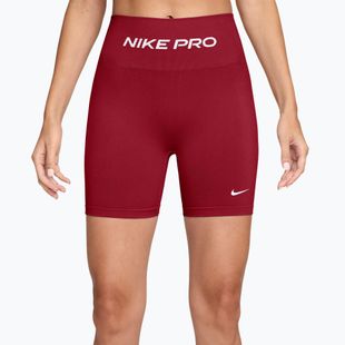 Pantaloni scurți de antrenament pentru femei Nike Pro Seamless tough red/white