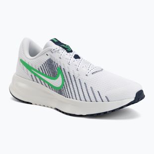Încălțăminte de alergare pentru bărbați Nike Run Defy White/Midnight Navy/Green Spark