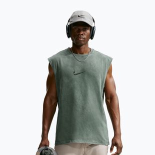 Tricou de antrenament bărbați Nike Sleeveless T-Shirt camo green/light army
