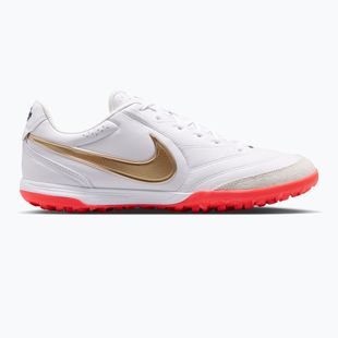 Încălțăminte de fotbal pentru bărbați Nike Tiempo Ligera Pro White/Bright Crimson/Blur