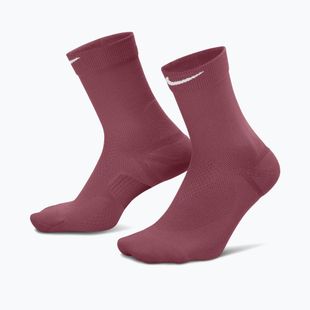Șosete Nike Run Midweight Crew pink smoke/pink rise/white