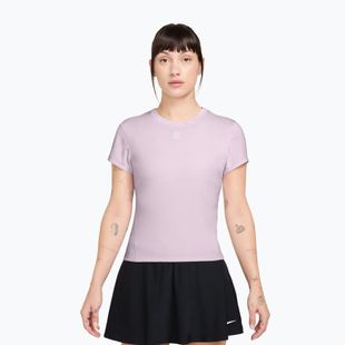 Tricou de tenis pentru femei Nike Court Dri-Fit Advantage bleached lilac/white