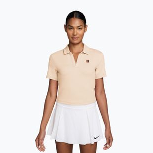 Tricou polo Nike Court Heritage Chalk