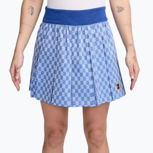Fustă de tenis Nike Court Collection High-Waisted aluminum