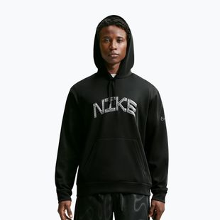 Bluză de antrenament pentru bărbați Nike Dri-FIT UV Pullover Hoodie black/white