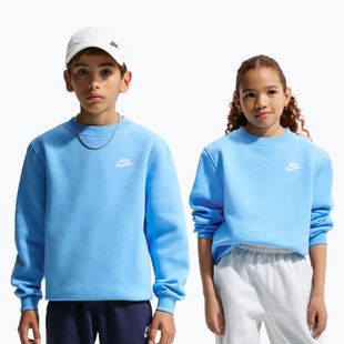 Bluză pentru copii Nike Sportswear Club Fleece football blue/white