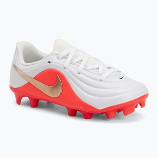 Încălțăminte de fotbal pentru copii Nike Jr. Tiempo Maestro Academy white/bright crimson/blur
