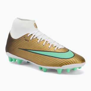Încălțăminte de fotbal pentru bărbați Nike Mercurial Superfly 11 Academy "Kylian Mbappé" metallic gold/green glow