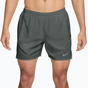 Pantaloni scurți pentru bărbați Nike Miler Dri-Fit Brief Lined 5" camo green/mineral slate
