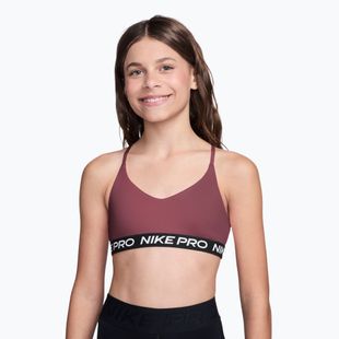 Sutien pentru fete Nike Pro Pink Smoke