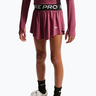 Pantaloni scurți pentru copii Nike Pro pink smoke/black/white