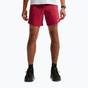 Pantaloni scurți de alergare pentru bărbați Nike Stride Dri-Fit 2in1 7" tough red