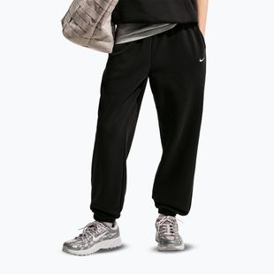 Pantaloni pentru copii Nike Sportswear Studio Fleece black/white