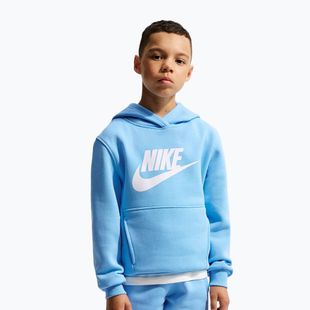 Bluză pentru copii Nike Sportswear Club Fleece football blue/white