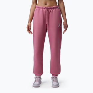 Pantaloni pentru femei Jordan Fleece desert berry/white