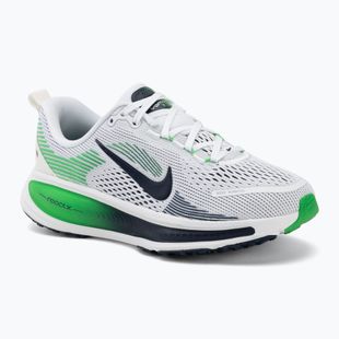Pantofi de alergare Nike Vomero 18 alb/verdele scânteietor/bleumarin închis