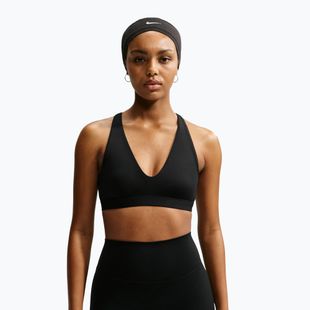 Sutien de antrenament Nike Indy Strappy black/white