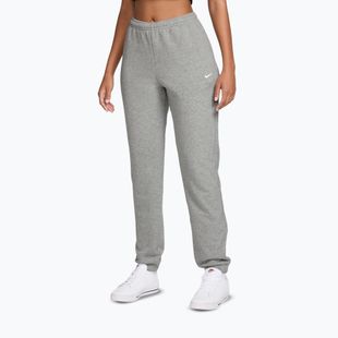 Pantaloni pentru femei Nike Studio Fleece dark grey heather/Sail